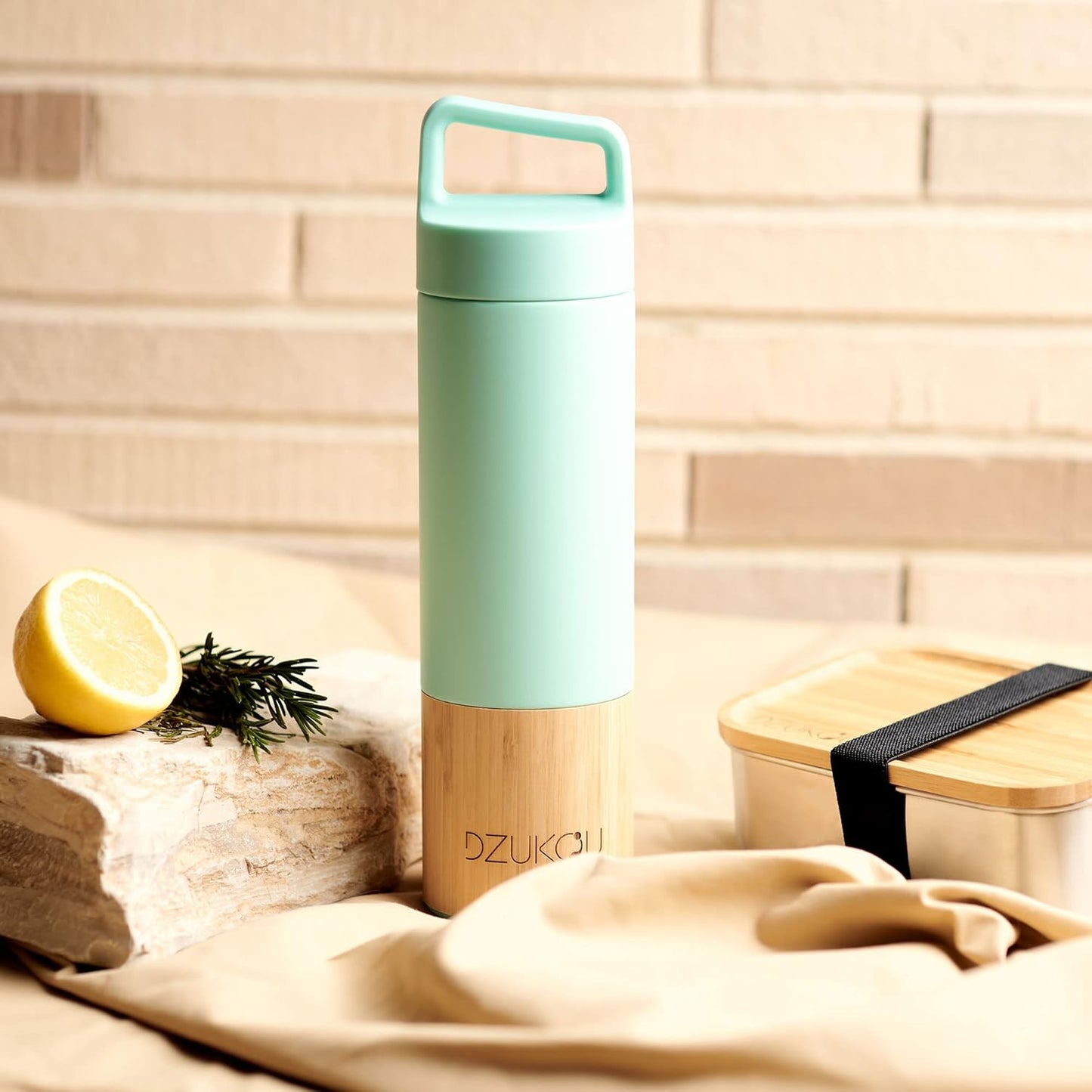 Saint Elias Bamboo Thermos Bottle (530 ml)