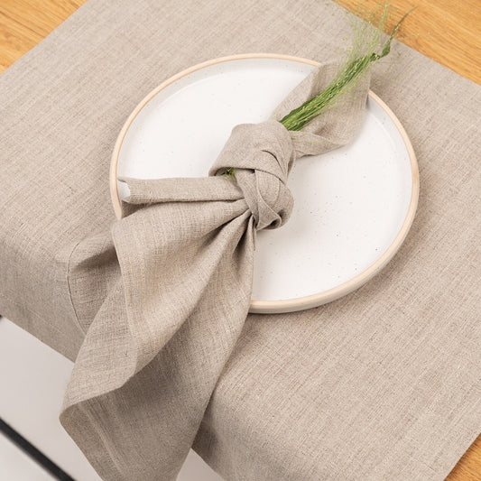 Hemp napkins, set of 2 | natural